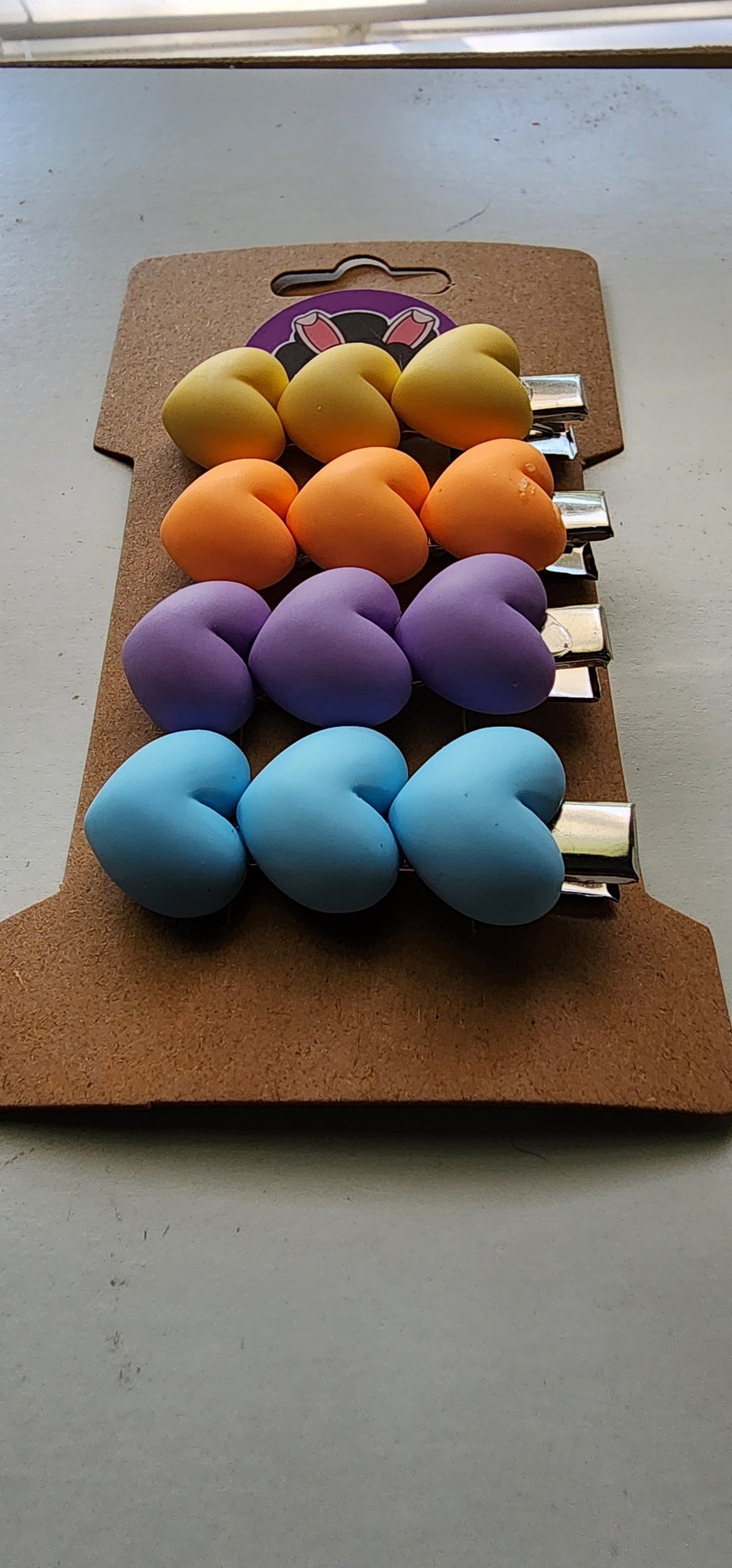 💖 “Sweetheart Hair Clip Set” (6-Pack)