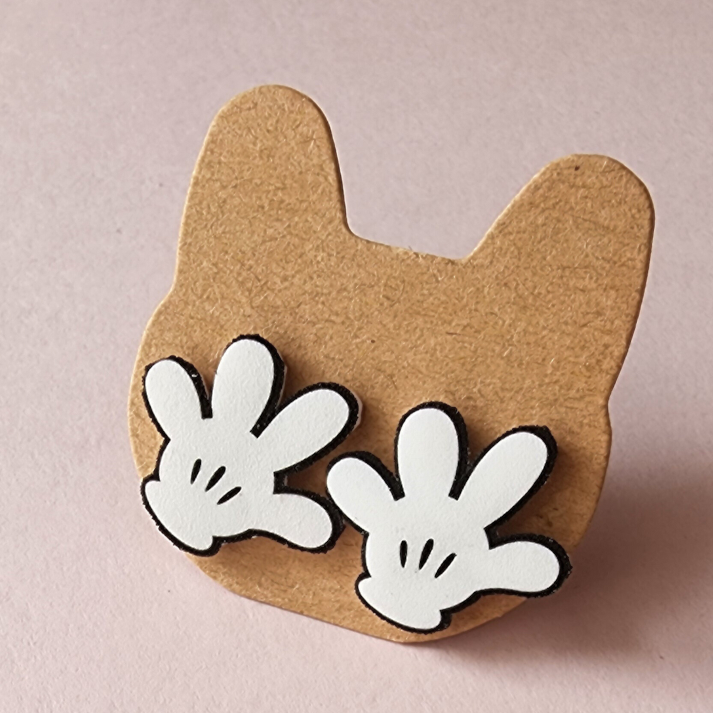 Cute Cartoon Glove Stud Earrings