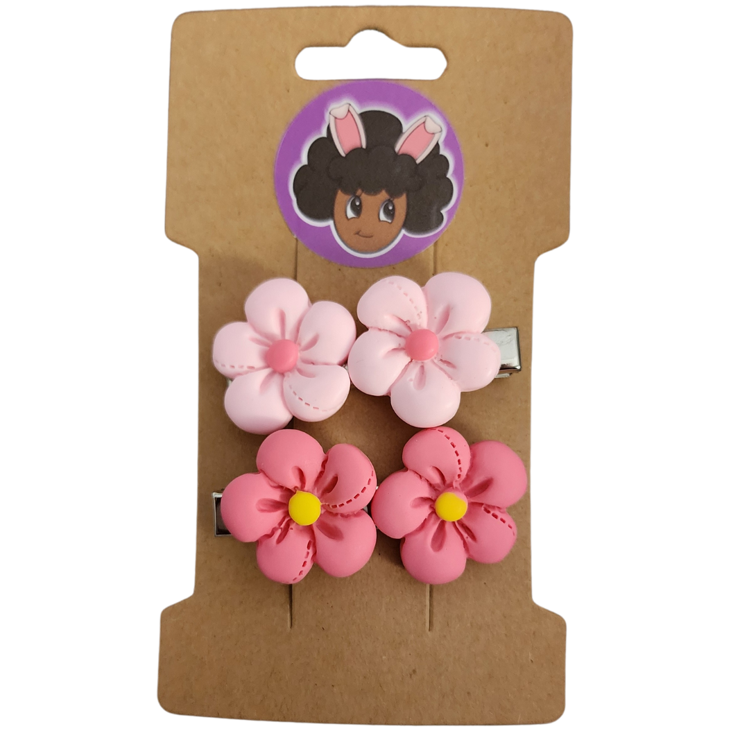 Blossoming Charm Alligator Hair Clips