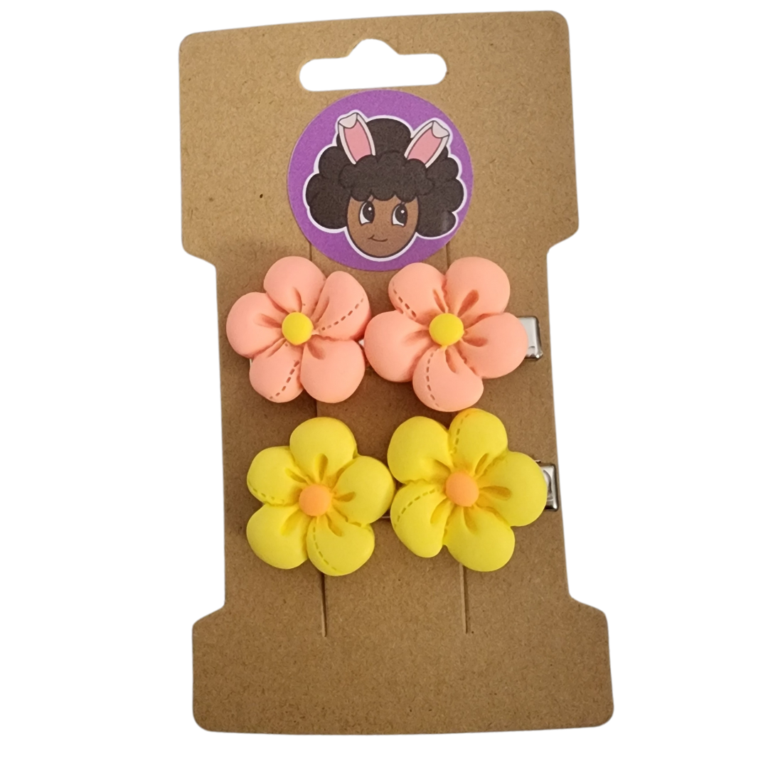 Blossoming Charm Alligator Hair Clips