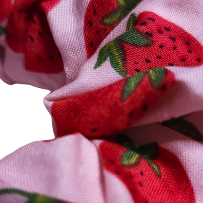 Cotton Cute Kawaii Strawberry Scrunchie