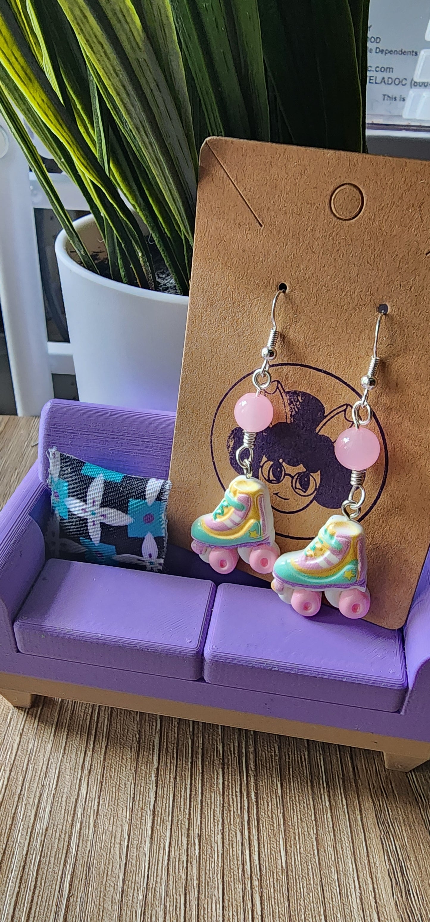 Rollerskate Earrings