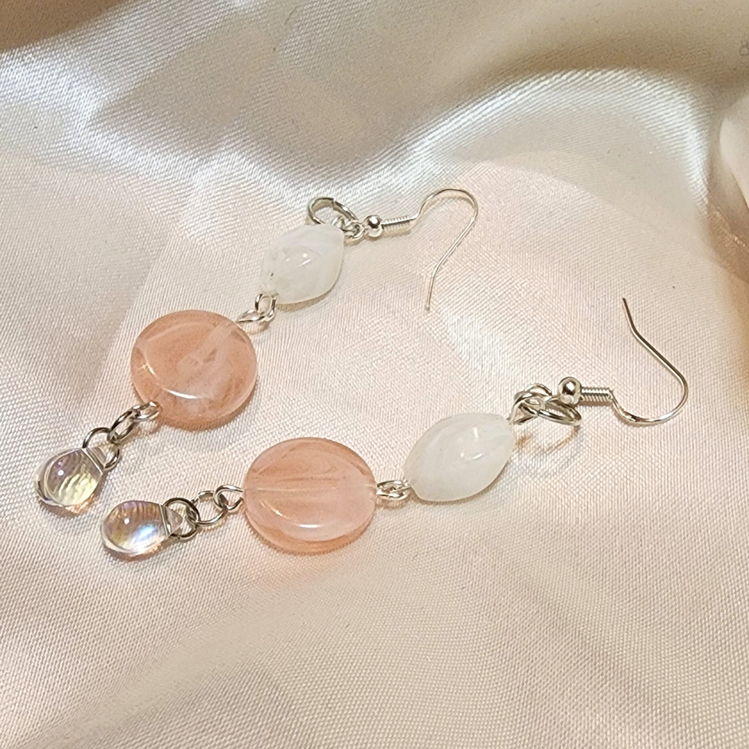 Cupid’s Duality Dangle Earrings Set - Gentle Embrace