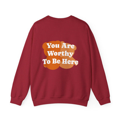 You Are Worthy Teddy Bear Unisex Heavy Blend™ Crewneck Sweatshirt