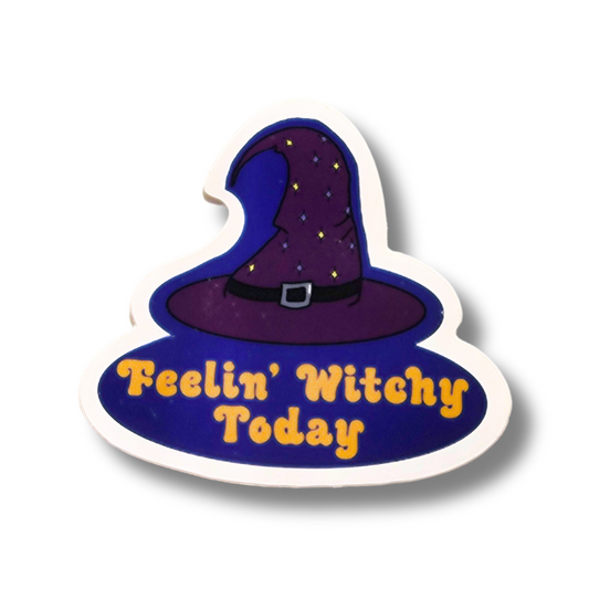 Feelin Witchy 3 Inch Die Cut Sticker