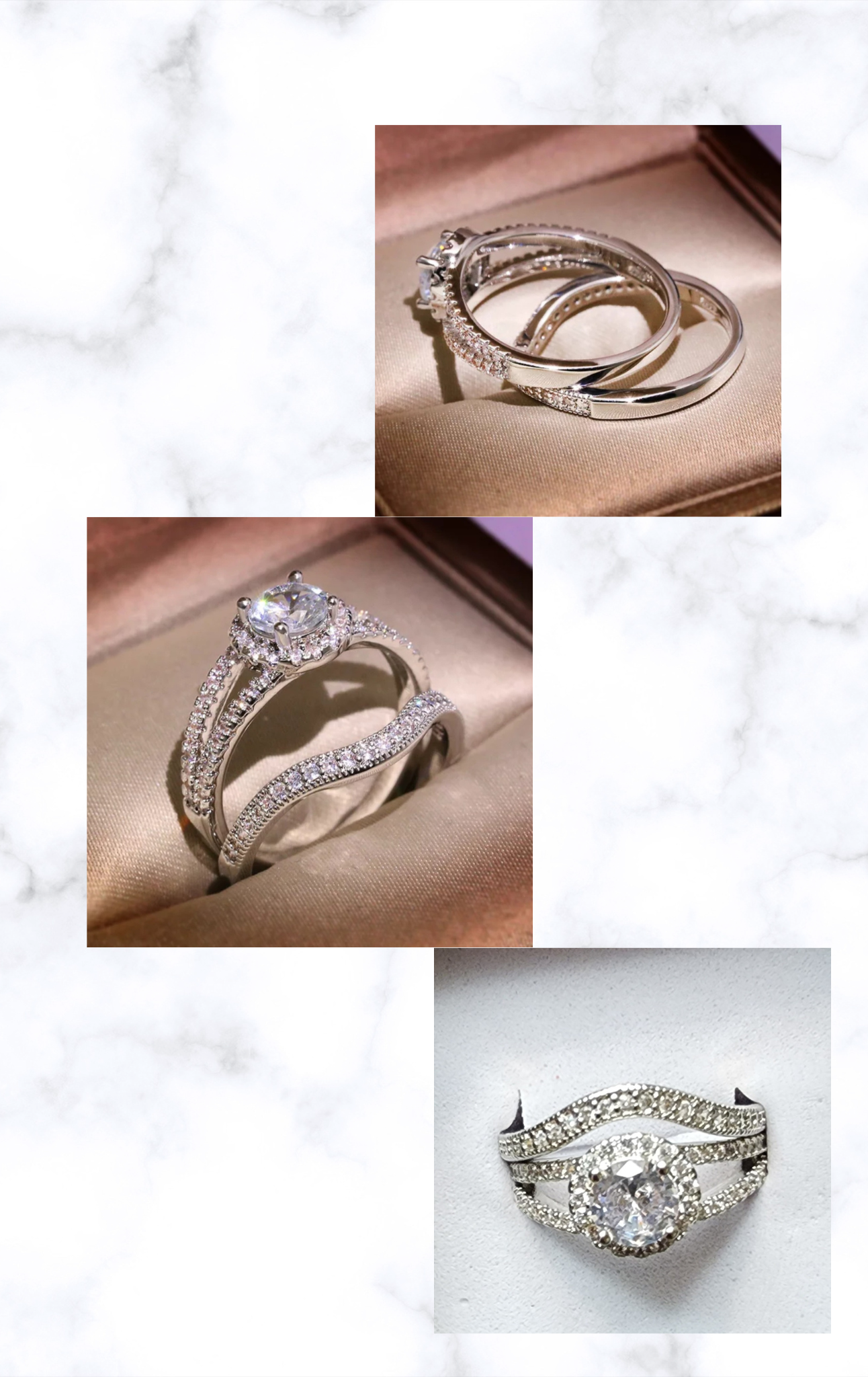 Double Band Wedding Style Ring