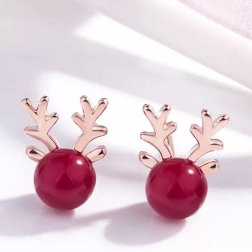 The Tiniest Deer Earrings